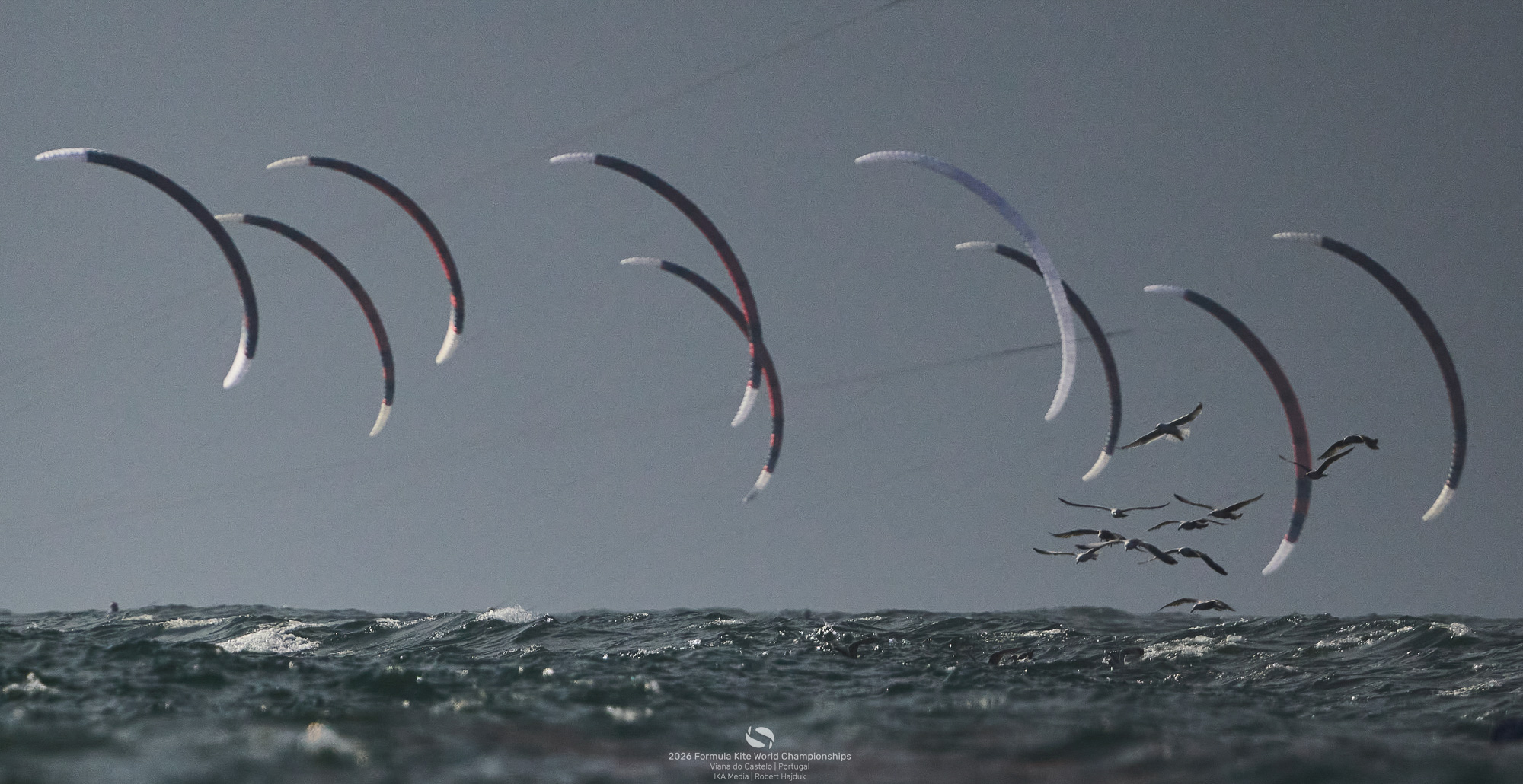 Atlantic storms deliver dramatic opening day at Formula Kite World Championships