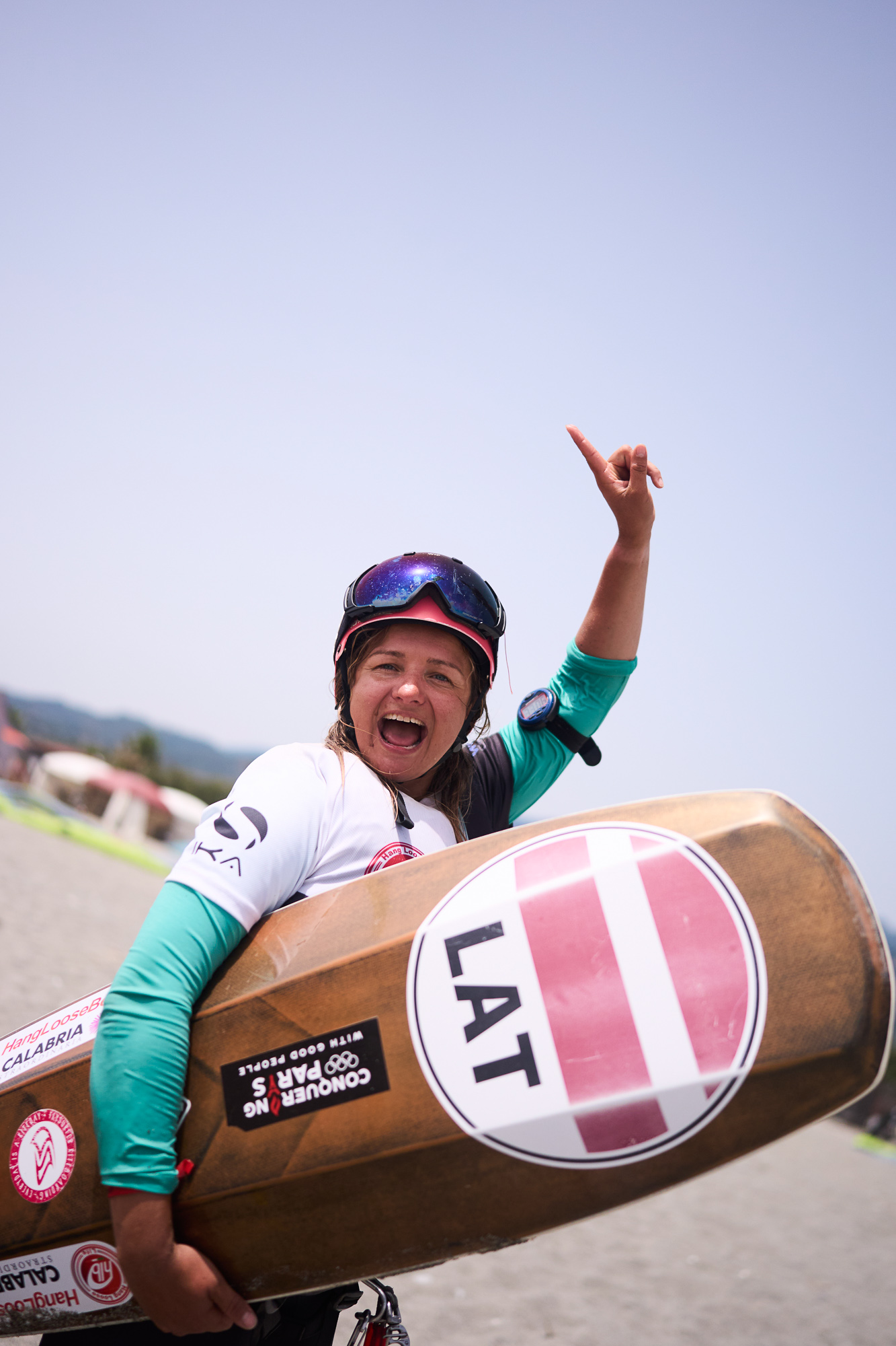 Aija Ambrasa wins the womens title