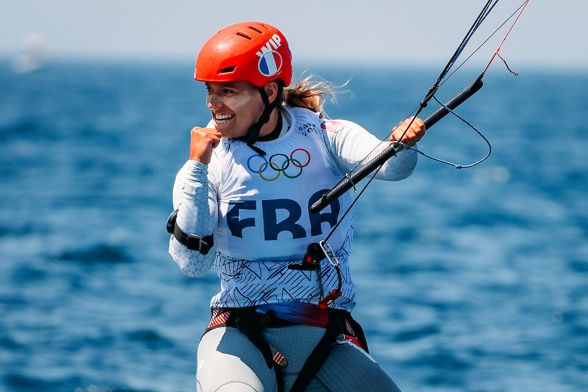 © Sailing Energy: Lauriane Nolot celebrating