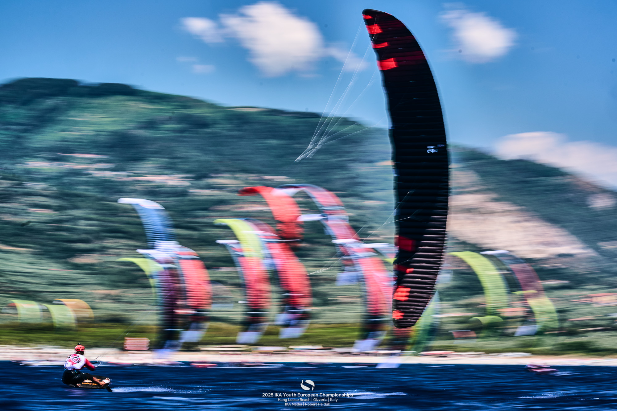 © IKA media/Robert Hajduk: Kitefoils were super fast with the Gizzeria thermal breeze