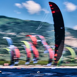 © IKA media/Robert Hajduk: Kitefoils were super fast with the Gizzeria thermal breeze
