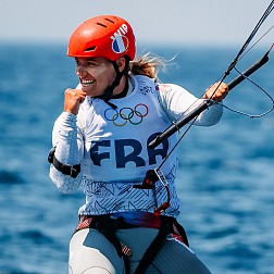 © Sailing Energy: Lauriane Nolot celebrating